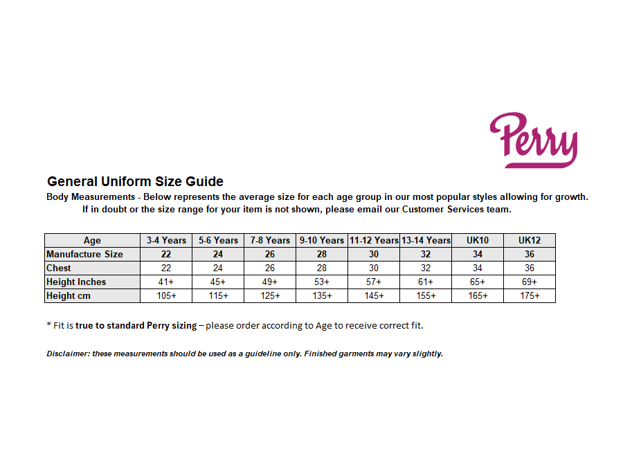 Sizing Guide